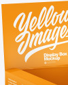 Glossy Display Box Mockup