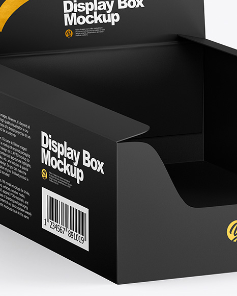 Matte Display Box Mockup