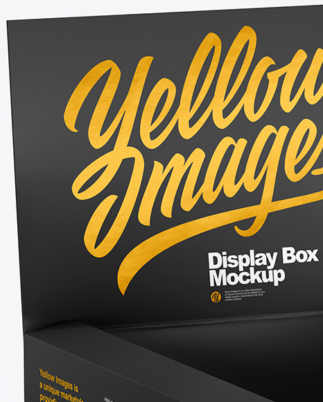 Matte Display Box Mockup