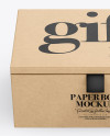 Kraft Box Mockup Kraft Box Mockup