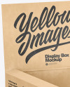 Kraft Display Box Mockup