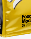 Glossy Food Bag Mockup Glossy Food Bag Mockup