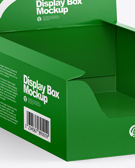 Textured Display Box Mockup