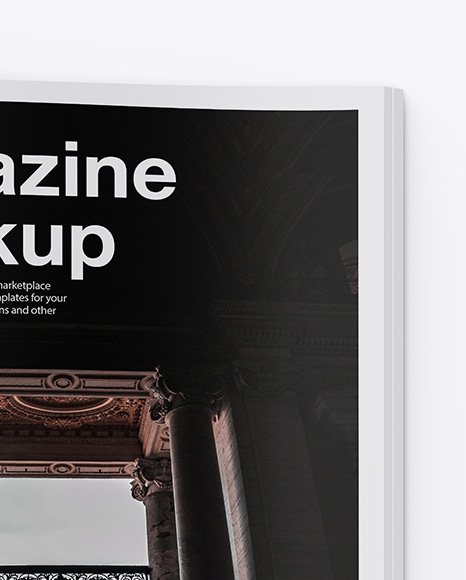 Matte A4 Magazine Mockup