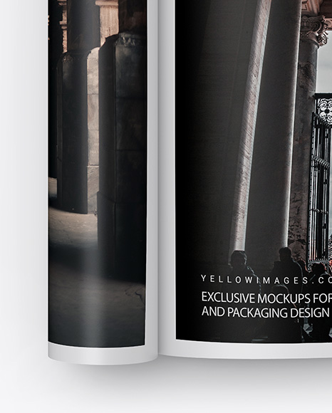 Matte A4 Magazine Mockup