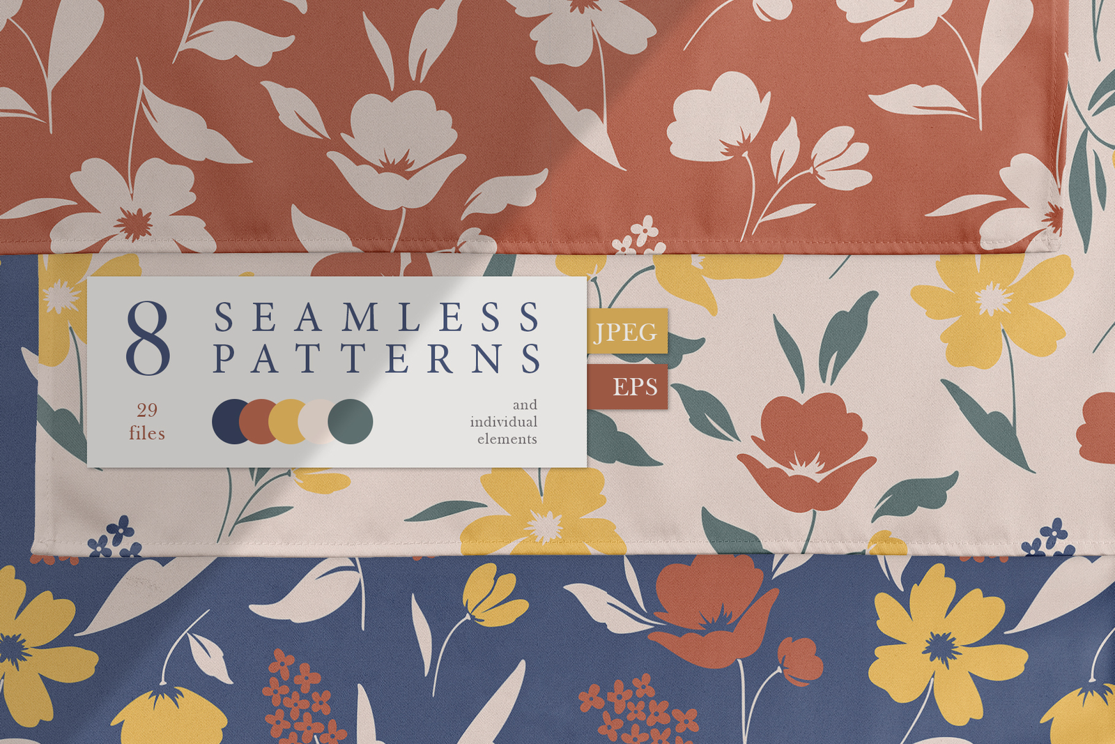 Seamless floral background Seamless floral background