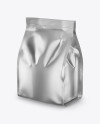 Metallic Food Bag Mockup