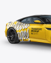 Sport Car Mockup - Half Side View