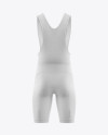 Men's Cycling Bib Shorts Mockup (Back View)