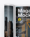 Textured A4 Magazine Mockup