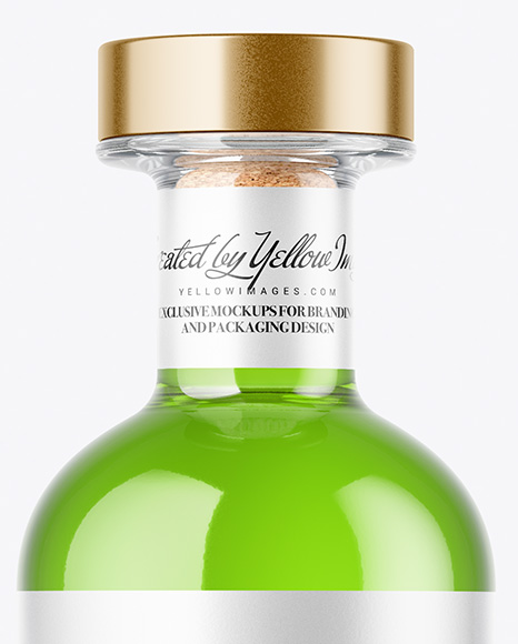 Clear Glass Bottle Mockup Clear Glass Bottle Mockup