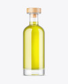 Clear Glass Olive Oil Bottle Mockup