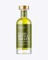 Clear Glass Olive Oil Bottle Mockup