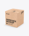Kraft Box Mockup Kraft Box Mockup