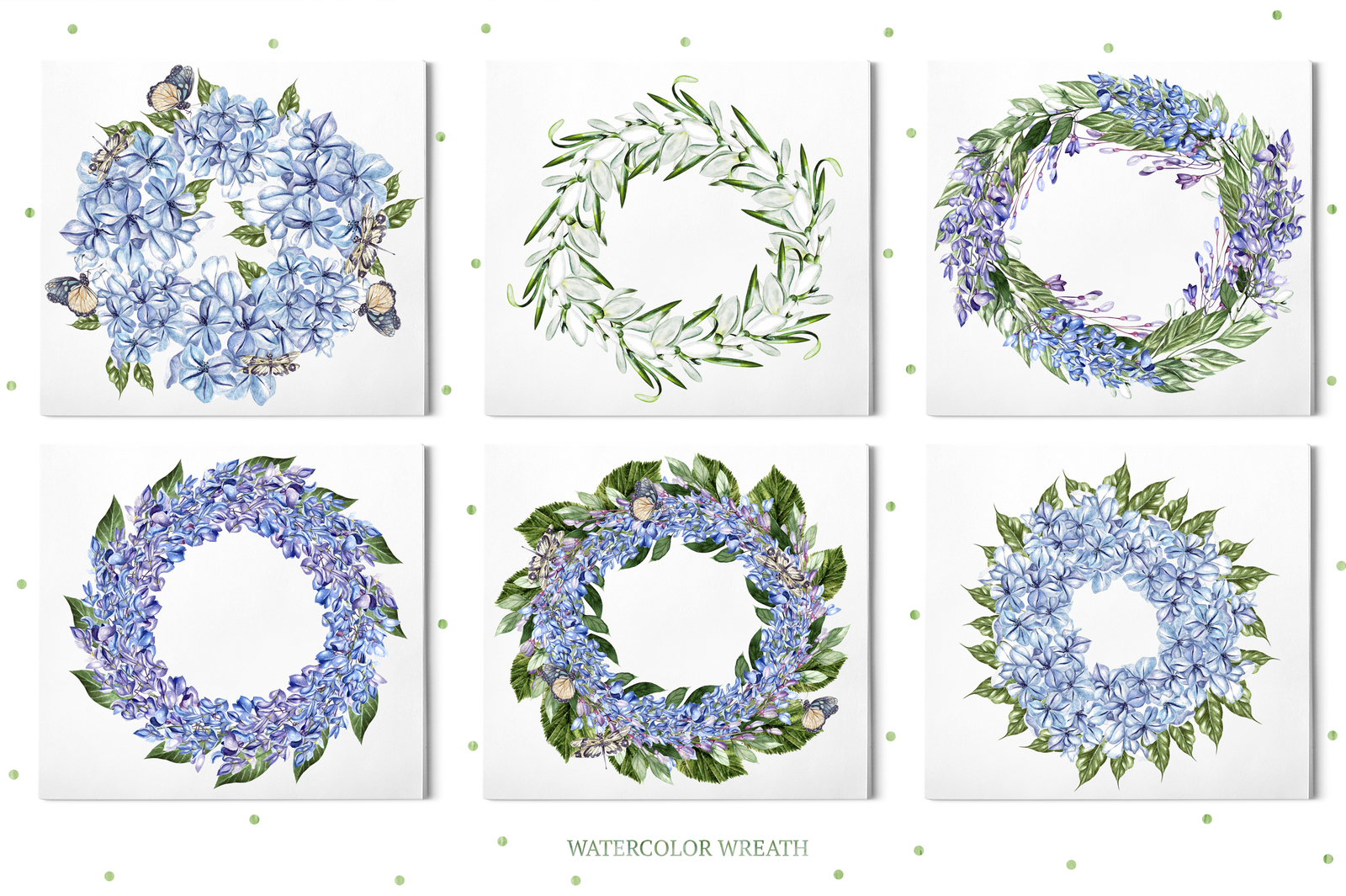 Watercolor SPRING FLOWERS Watercolor SPRING FLOWERS
