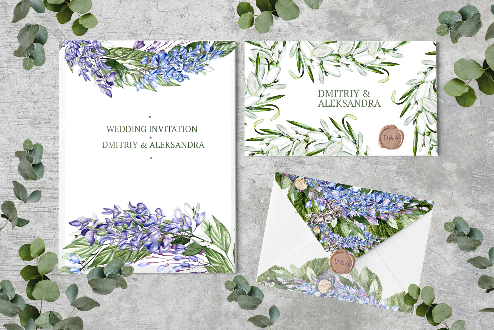 Watercolor SPRING FLOWERS Watercolor SPRING FLOWERS