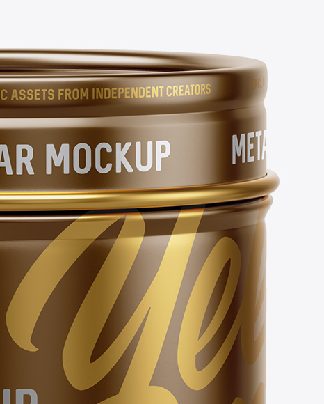 30g Metallic Jar Mockup