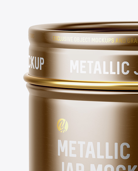 30g Metallic Jar Mockup