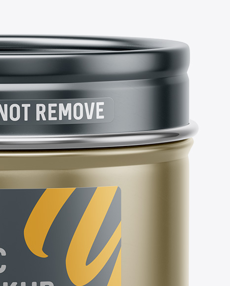 30g Metallic Jar Mockup