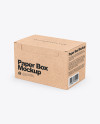 Kraft Box Mockup Kraft Box Mockup