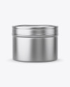 50g Metallic Jar Mockup