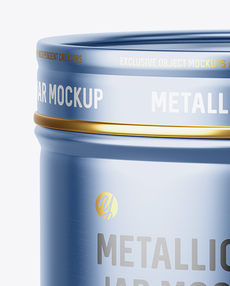 50g Metallic Jar Mockup