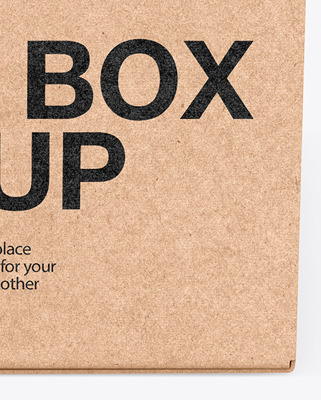 Kraft Box Mockup