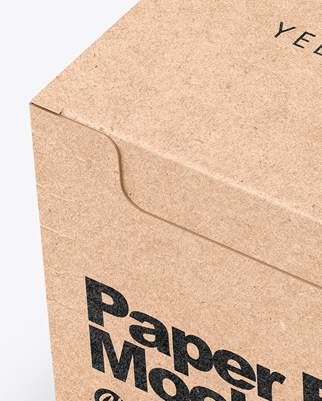 Kraft Box Mockup Kraft Box Mockup