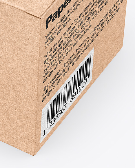 Kraft Box Mockup Kraft Box Mockup