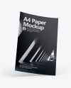 A4 Paper Mockup