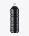 Clear Plastic Bottle with Dark Drink Mockup