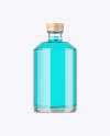 Clear Glass Bottle Mockup