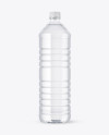 Clear Plastic Water Bottle Mockup