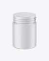 Matte Plastic Pills Jar Mockup - High-Angle Shot