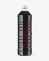 Clear Plastic Bottle with Cola Mockup