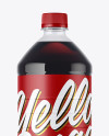 Clear Plastic Bottle with Cola Mockup