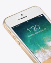 Isometric Apple iPhone SE Mockup