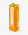 Glossy Juice Pack with Screw Cap Mockup