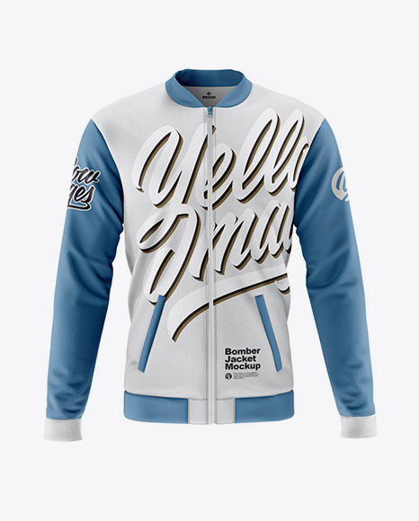 Men&#039;s Bomber Jacket Mockup - Front View