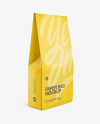 Paper Bag Mockup - Half Side View