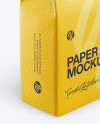 Paper Bag Mockup - Half Side View (High Angle Shot)