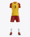 Men’s Full Soccer Kit mockup (Front View)