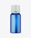 Blue Glass Bottle Mockup