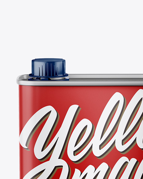 Matte Tin Can Mockup