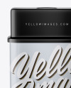 Metallic Tin Can Mockup