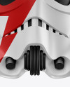 Matte Stormtrooper Helmet Mockup