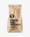 Kraft Coffee Bag Mockup