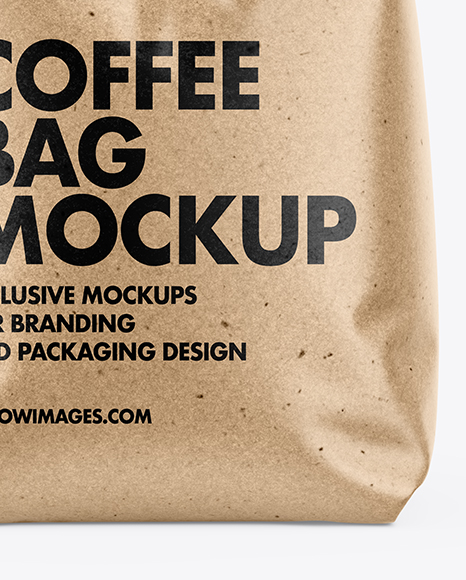 Kraft Coffee Bag Mockup