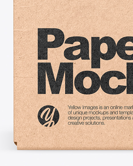 Kraft Box Mockup