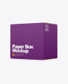 Paper Box Mockup Paper Box Mockup